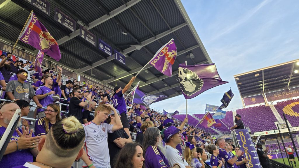Orlando Ruckus Fans Cheering in Stadium