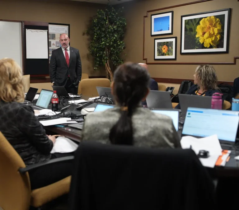CFO Blaise Ingoglia inspecting Orange County Government