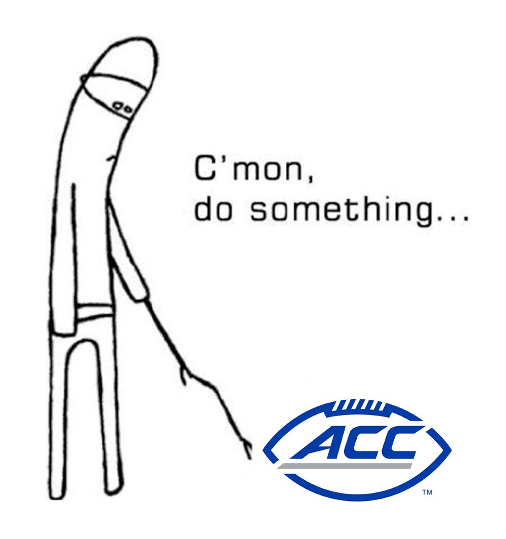 ACC football collapse featuring Miami, Florida State, and Clemson players during 2025 season