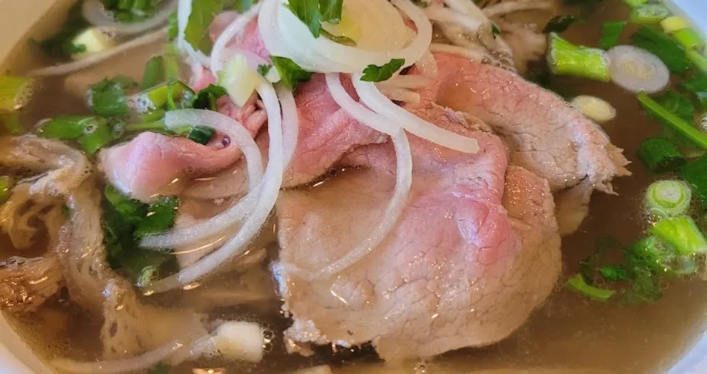 A bowl of pho at Vinh’s Vietnamese restaurant in Orlando