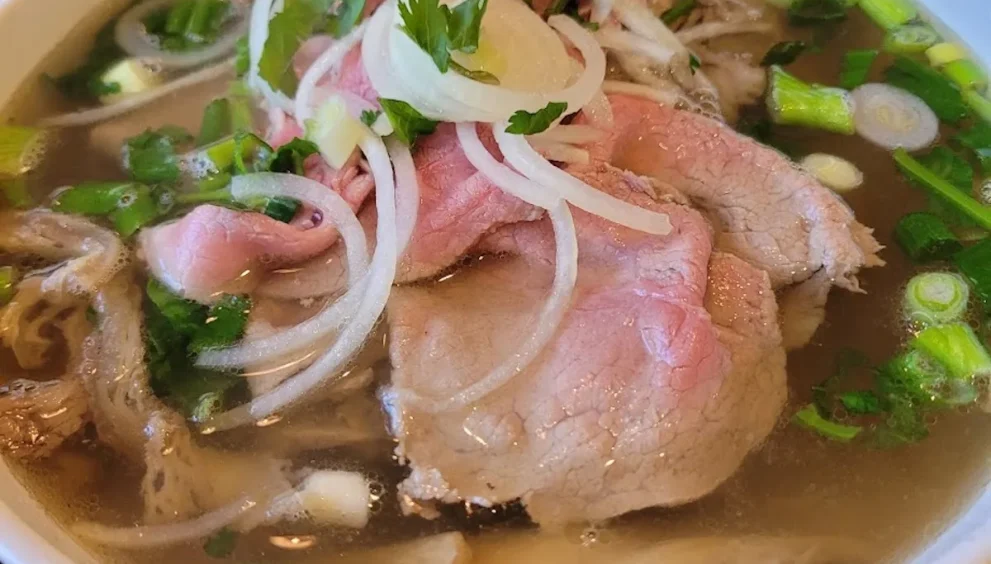 A bowl of pho at Vinh’s Vietnamese restaurant in Orlando