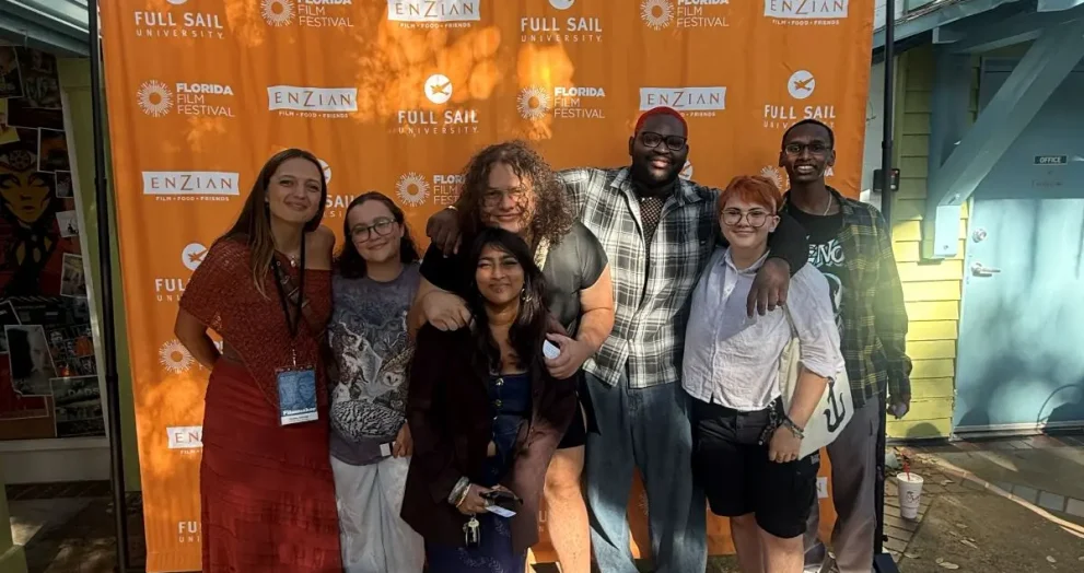 New College students at Enzian Theater Florida Film Festival