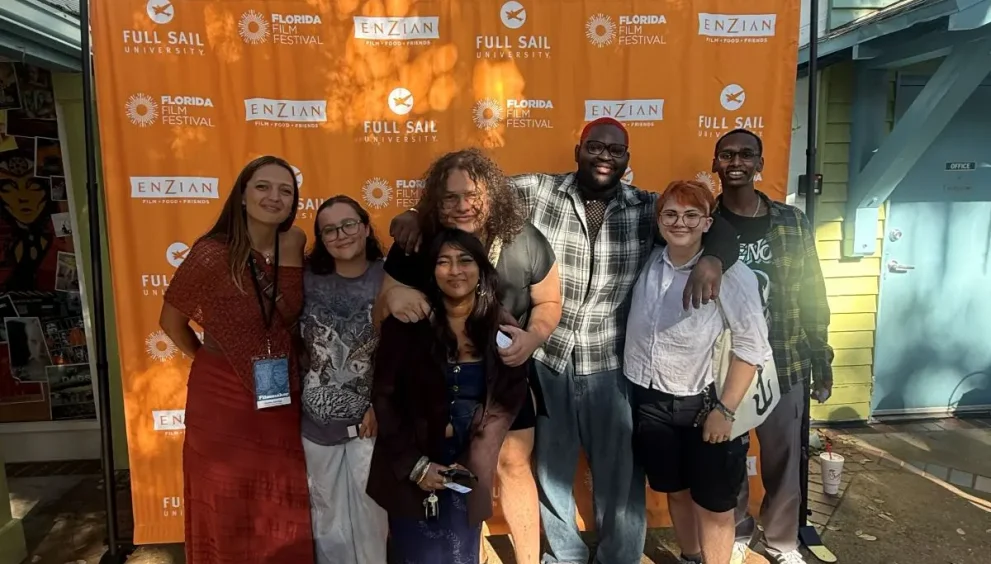 New College students at Enzian Theater Florida Film Festival