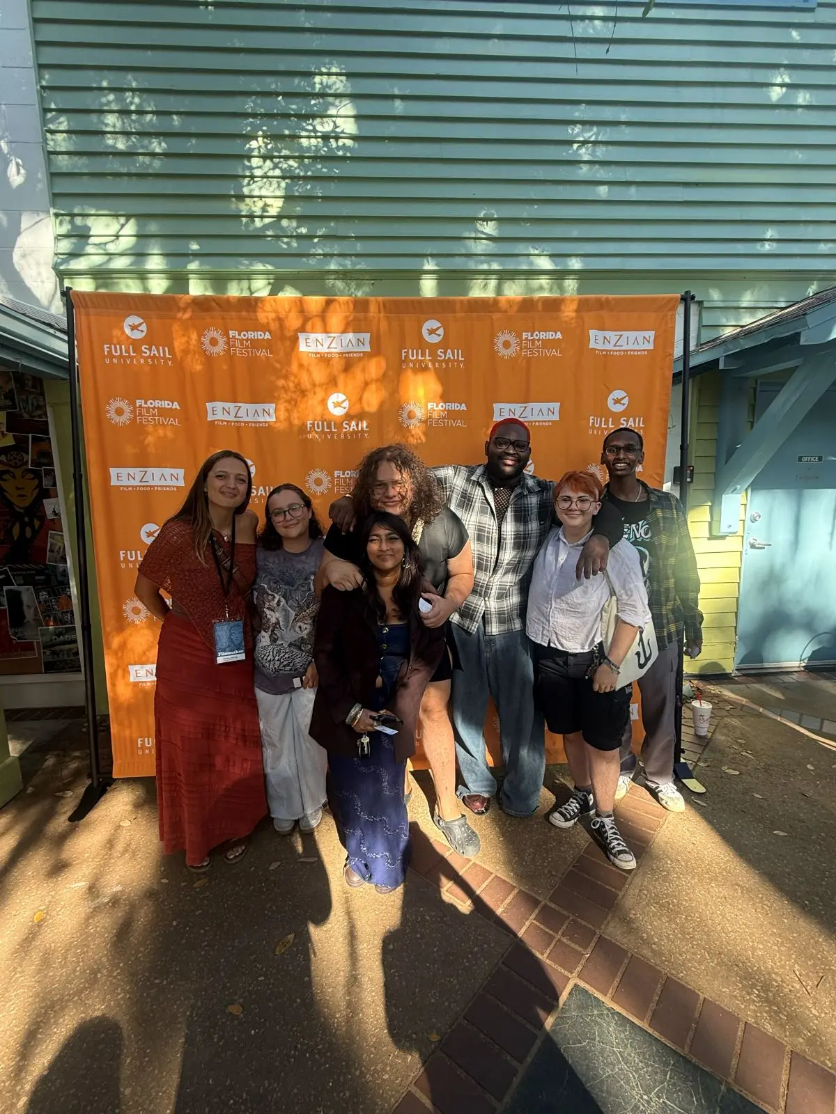 New College students at Enzian Theater Florida Film Festival