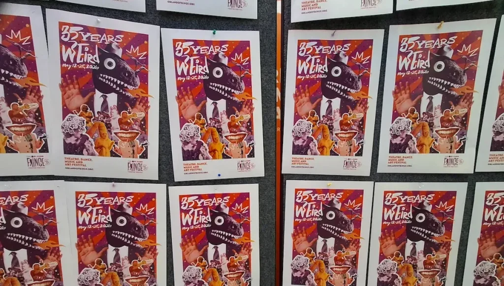 Fringe Festival 45 years celebration poster