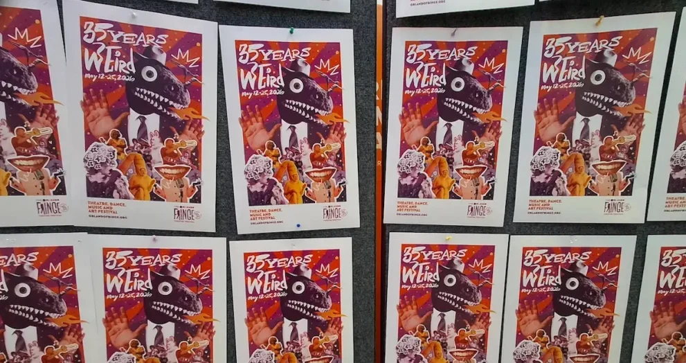 Fringe Festival 45 years celebration poster