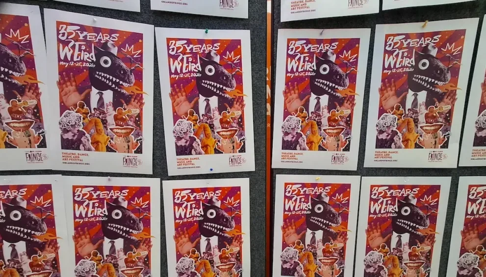Fringe Festival 45 years celebration poster