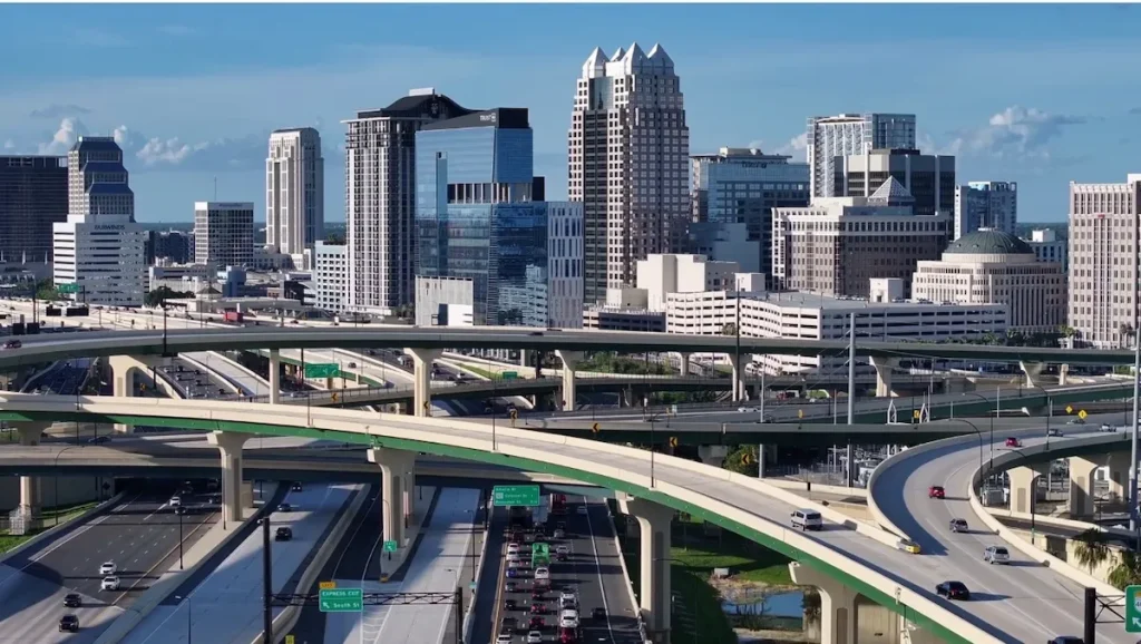 Downtown Orlando skyline representing the city's growth as a global cultural, economic, and sports destination beyond its theme park reputation.