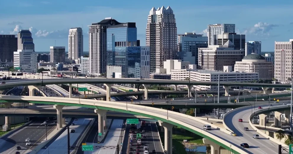 Downtown Orlando skyline representing the city's growth as a global cultural, economic, and sports destination beyond its theme park reputation.
