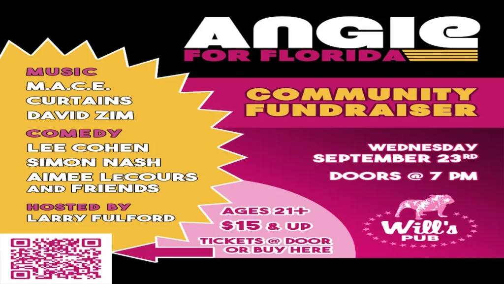Flyer for Angie Nixon Fundraiser