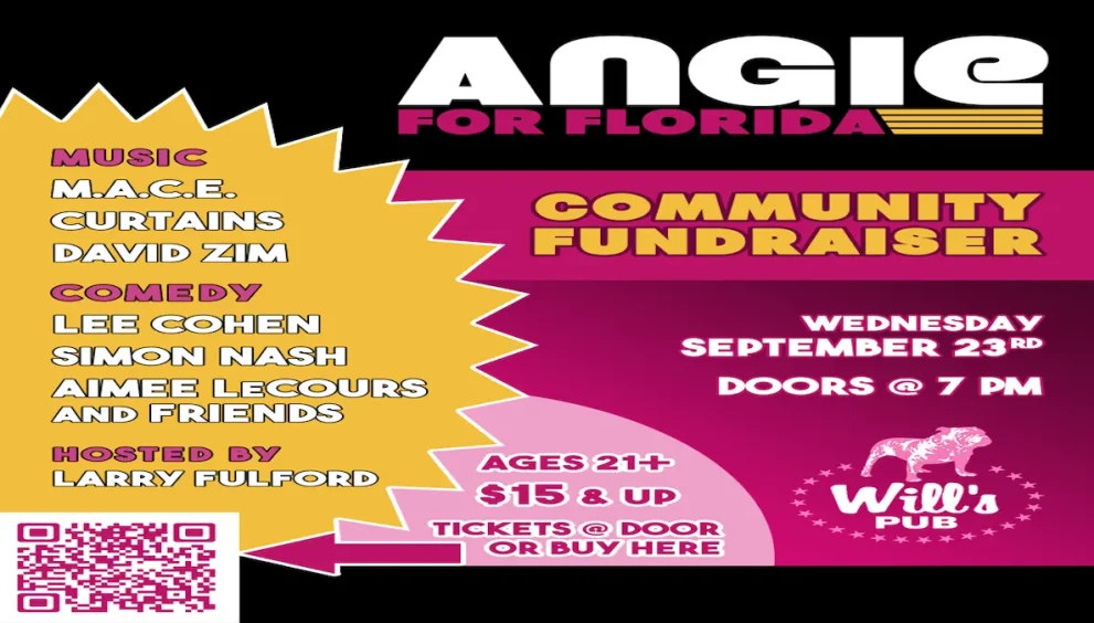 Flyer for Angie Nixon Fundraiser